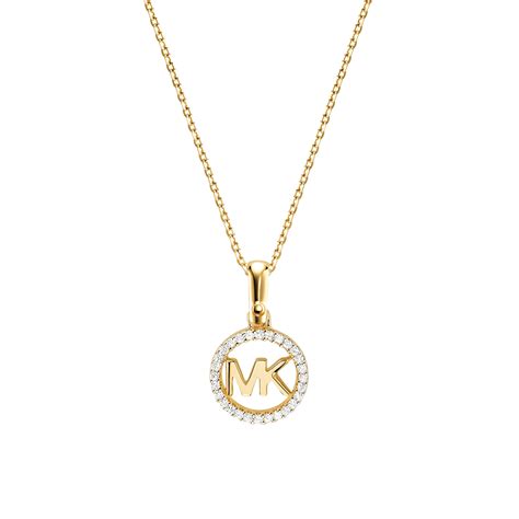 michael kors initial necklace|michael kors necklace for women.